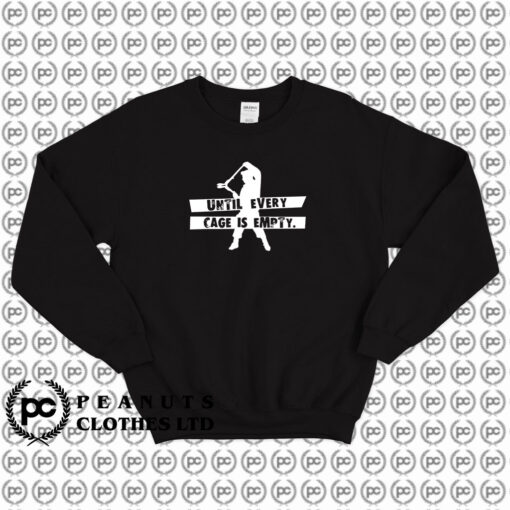 Until Every Cage Is Empty Retro Sweatshirt