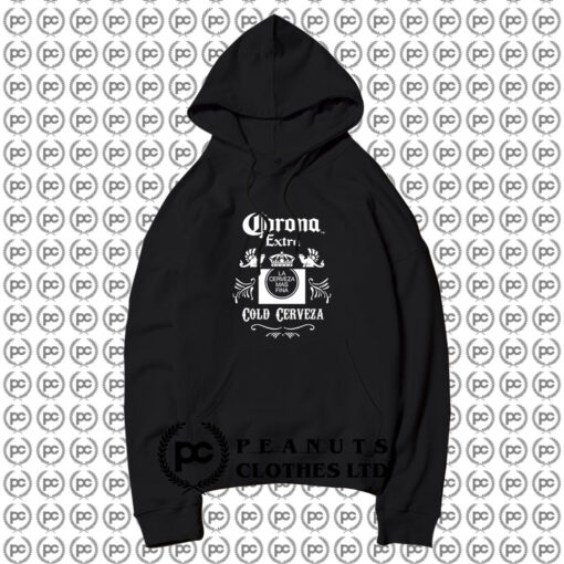 Vintage Corona Extra Cold Cerveza Hoodie