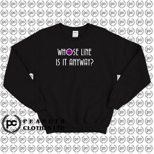 Whos Line Is It Anyways Retro Tv Show Sweatshirt