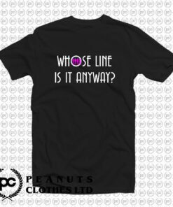 Whos Line Is It Anyways Retro Tv Show T Shirt