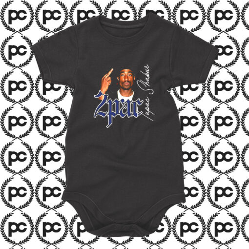 2pac Rap Vintage Rare Baby Onesie