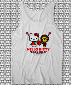 A Bathing Ape Baby Milo x Hello Kitty Unisex Tank Tops