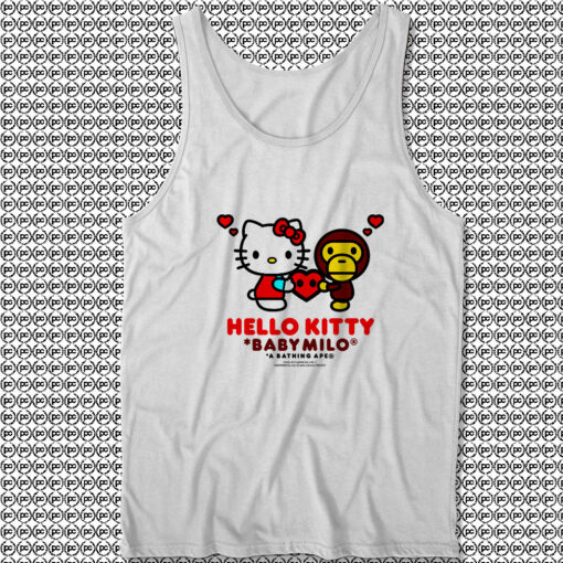 A Bathing Ape Baby Milo x Hello Kitty Unisex Tank Tops