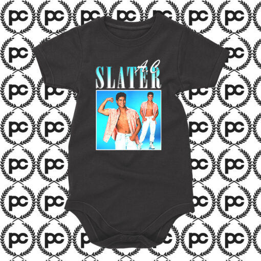 AC Slater Saved by the Bell Baby Onesie