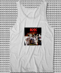 ACDC Cat Rock Band Highway To Hell Metal Unisex Tank Tops