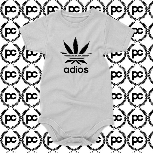 Adios Adidas Inspired Baby Onesie