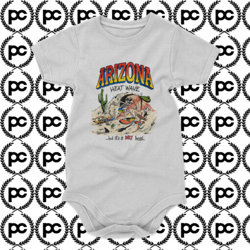 Arizona Heat Wave Skeleton Baby Onesie