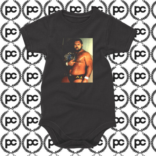 Arn Anderson The Enforcer Double A Baby Onesie