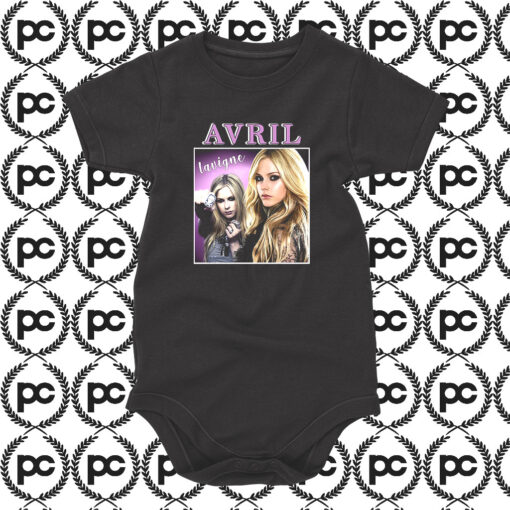 Avril Lavigne Homage Baby Onesie