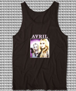 Avril Lavigne Homage Unisex Tank Tops