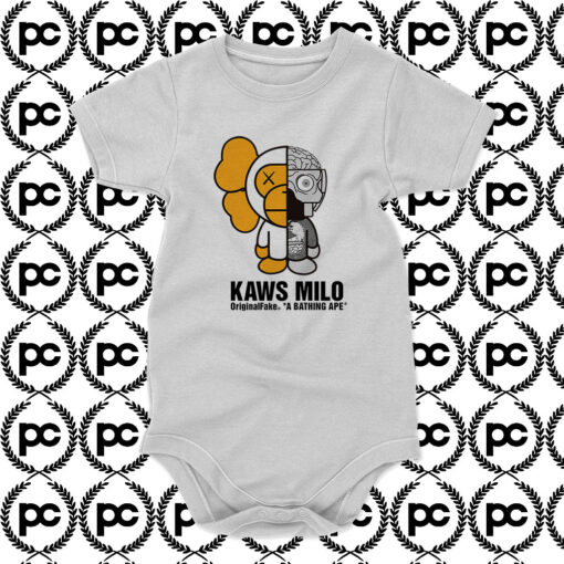 BAPE X Original Fake Kaws Companion Milo Baby Onesie