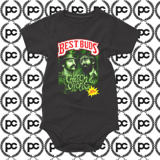 BEST BUDS Cheech And Chong Smoke Together Vintage Baby Onesie