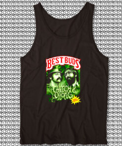 BEST BUDS Cheech And Chong Smoke Together Vintage Unisex Tank Tops