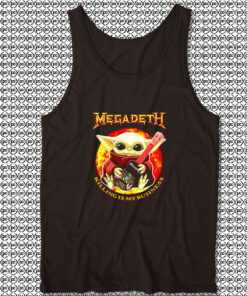 Baby Yoda Hug Guitar Megadeth Killing Is My Business Unisex Tank Tops