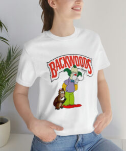 Backwood Krusty the Clown Joker T Shirt Model 3