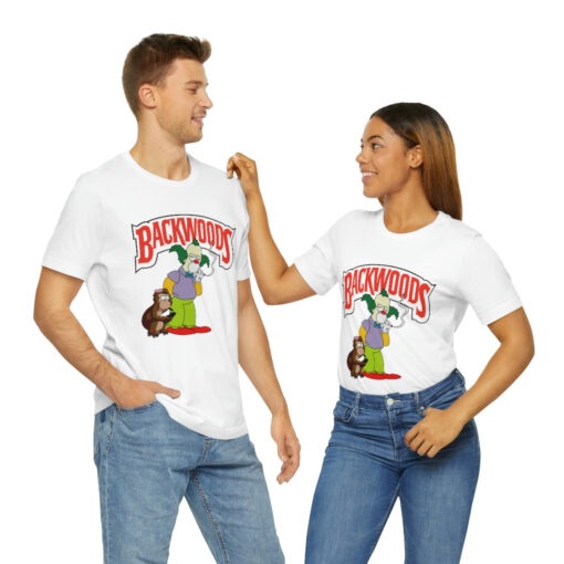 Backwood Krusty the Clown Joker T Shirt Model 4