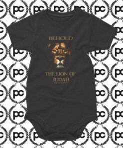 Behold The Lion Of Judah Baby Onesie