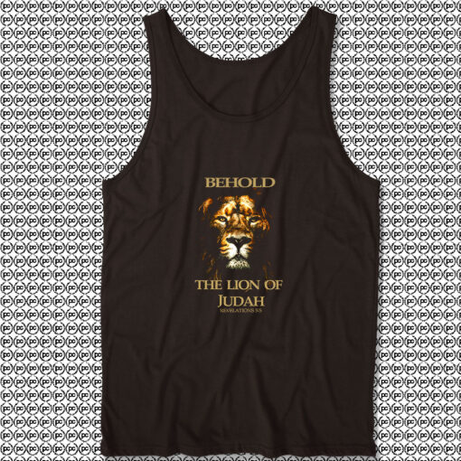 Behold The Lion Of Judah Unisex Tank Tops