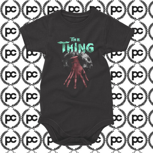 Beware of the Thing Addams Family Baby Onesie