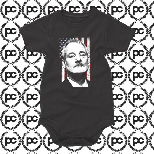 Bill Murray American Flag Baby Onesie