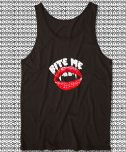 Bite Me Vampire Authentic Vintage Unisex Tank Tops