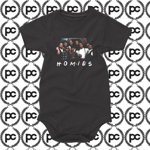 Blood In Blood Out Friends Mashup Baby Onesie