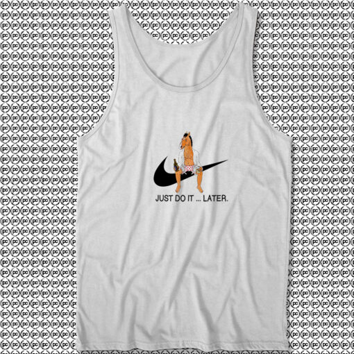 Bojack Horseman Just Do It Later Unisex Tank Tops