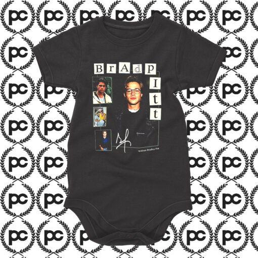 Brad Pitt Rare Vintage Baby Onesie