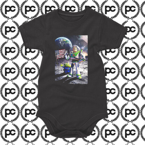 Buzz Lightyear Moon Landing Baby Onesie