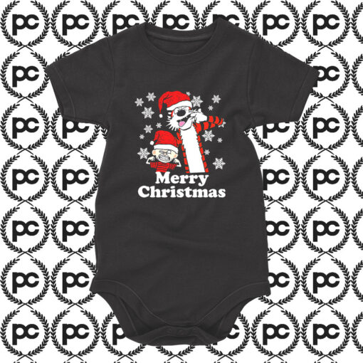 Calvin and Hobbes Christmas Vintage Baby Onesie