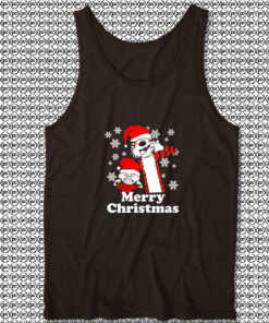 Calvin and Hobbes Christmas Vintage Unisex Tank Tops