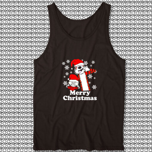 Calvin and Hobbes Christmas Vintage Unisex Tank Tops