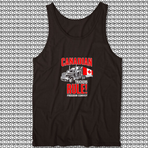 Canadian Trucker Rule Freedom Convoy Unisex Tank Tops