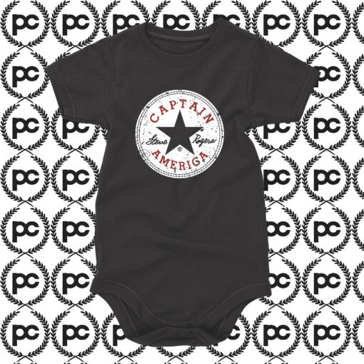 Captain Steve Rogers Authentic Vintage Baby Onesie