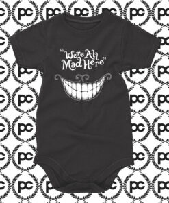 Cheshire Cat Smile Baby Onesie