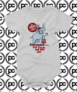 Circuses No Fun For Me Peta Baby Onesie