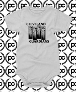 Cleveland Guardians Black Flag Parody Baby Onesie