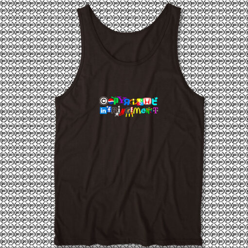 Copyright Infringement Colorful Logo Unisex Tank Tops