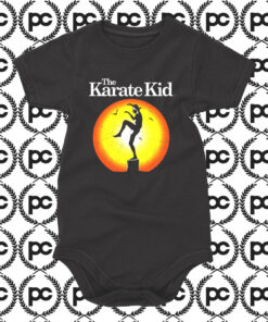 Crane Kick Sunset Daniel Baby Onesie