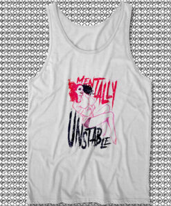 Cute Harley Quinn Unstable Mentally Unisex Tank Tops