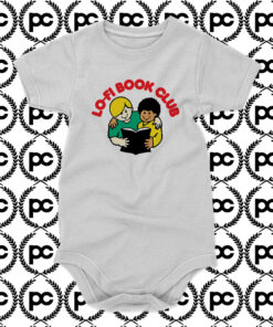 Cute Lofi Book Club Baby Onesie