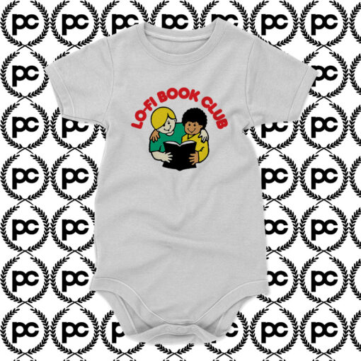 Cute Lofi Book Club Baby Onesie