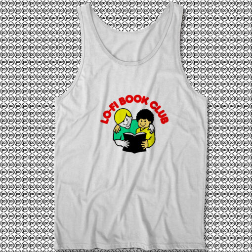 Cute Lofi Book Club Unisex Tank Tops