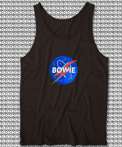 David Bowie Space Nasa Logo Unisex Tank Tops