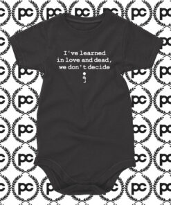 Dermot Kennedy Ive Learned In Love And Dead Baby Onesie