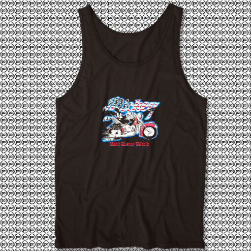 Disney Mickey Mouse Motorcycle Unisex Tank Tops