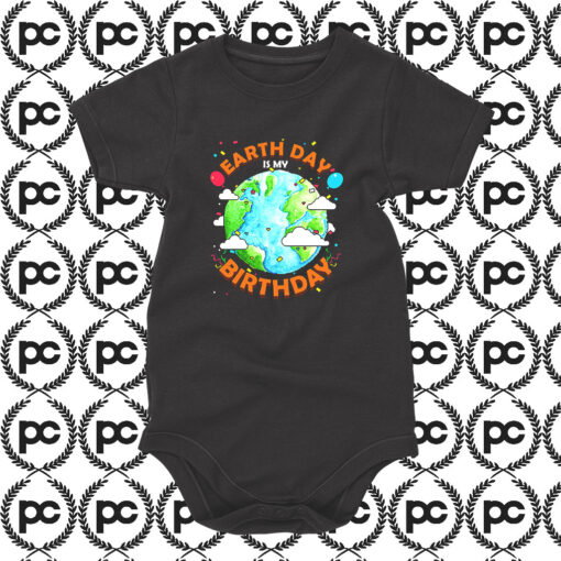 Earth Day is My Birthday Baby Onesie