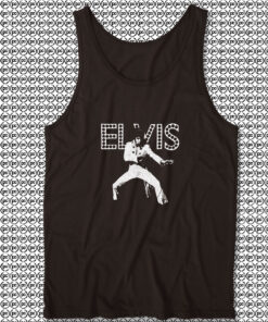 Elvis Presley Dance In Lights Unisex Tank Tops