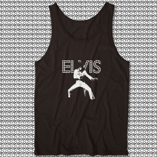 Elvis Presley Dance In Lights Unisex Tank Tops