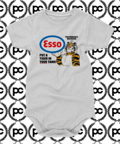 Esso Put A Tiger In the Tank Custom Baby Onesie